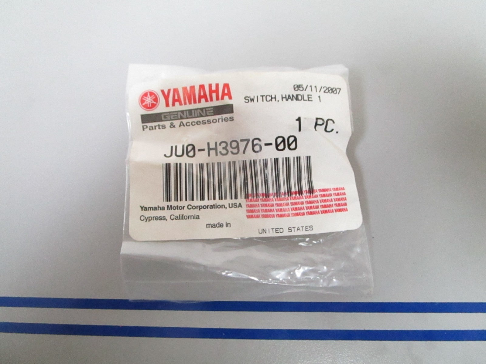 NEW OEM JU0-H3976-00-00 Yamaha Handle Switch 0810