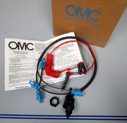 *NEW OEM* 0720 OMC Johnson Evinrude Stop Switch Kit 174476 0174476