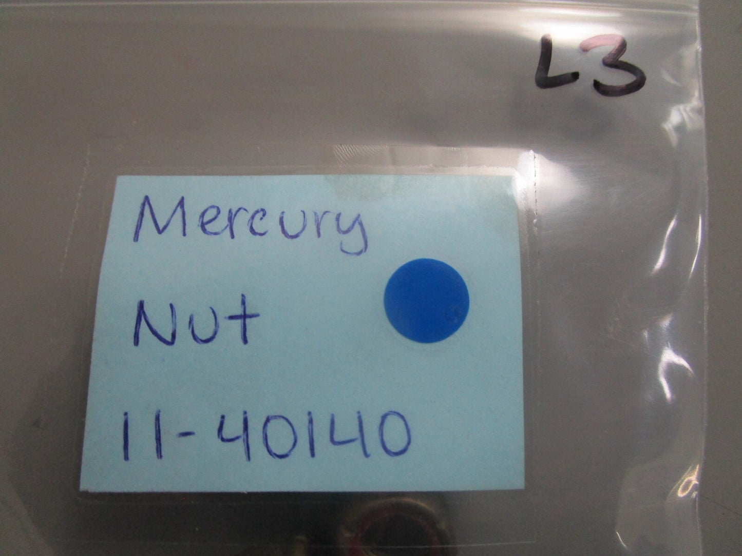 *NEW OEM* (LOT OF 3) 0810 Mercury Quicksilver Nut 11-40140