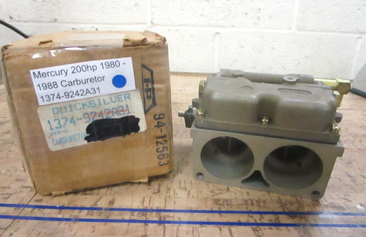 *NEW OEM* 0780 Mercury Quicksilver 200hp 1980 - 1988 Carburetor 1374-9242A31