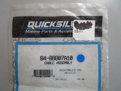 *NEW OEM* 0810 Mercury Quicksilver Cable Assembly 84-88807A10