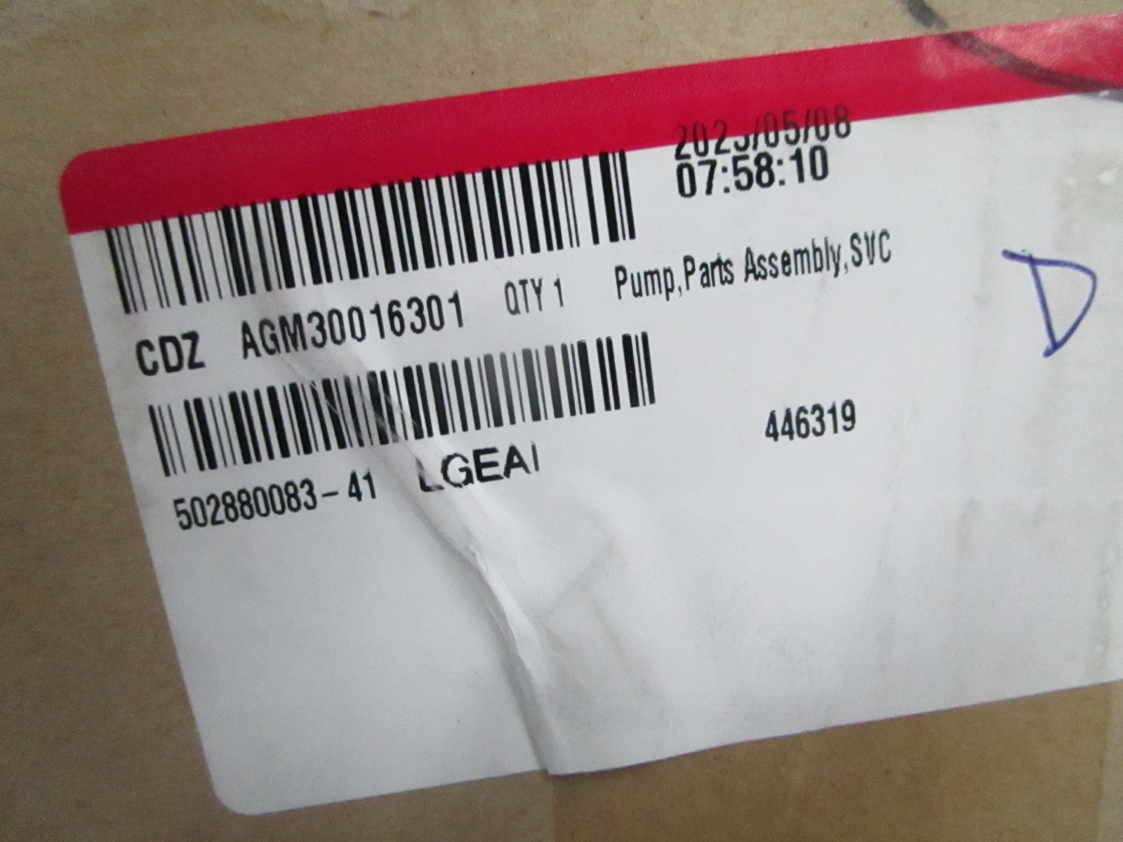 *NEW OEM* 0820 LG SVC Pump Assy AGM30016301