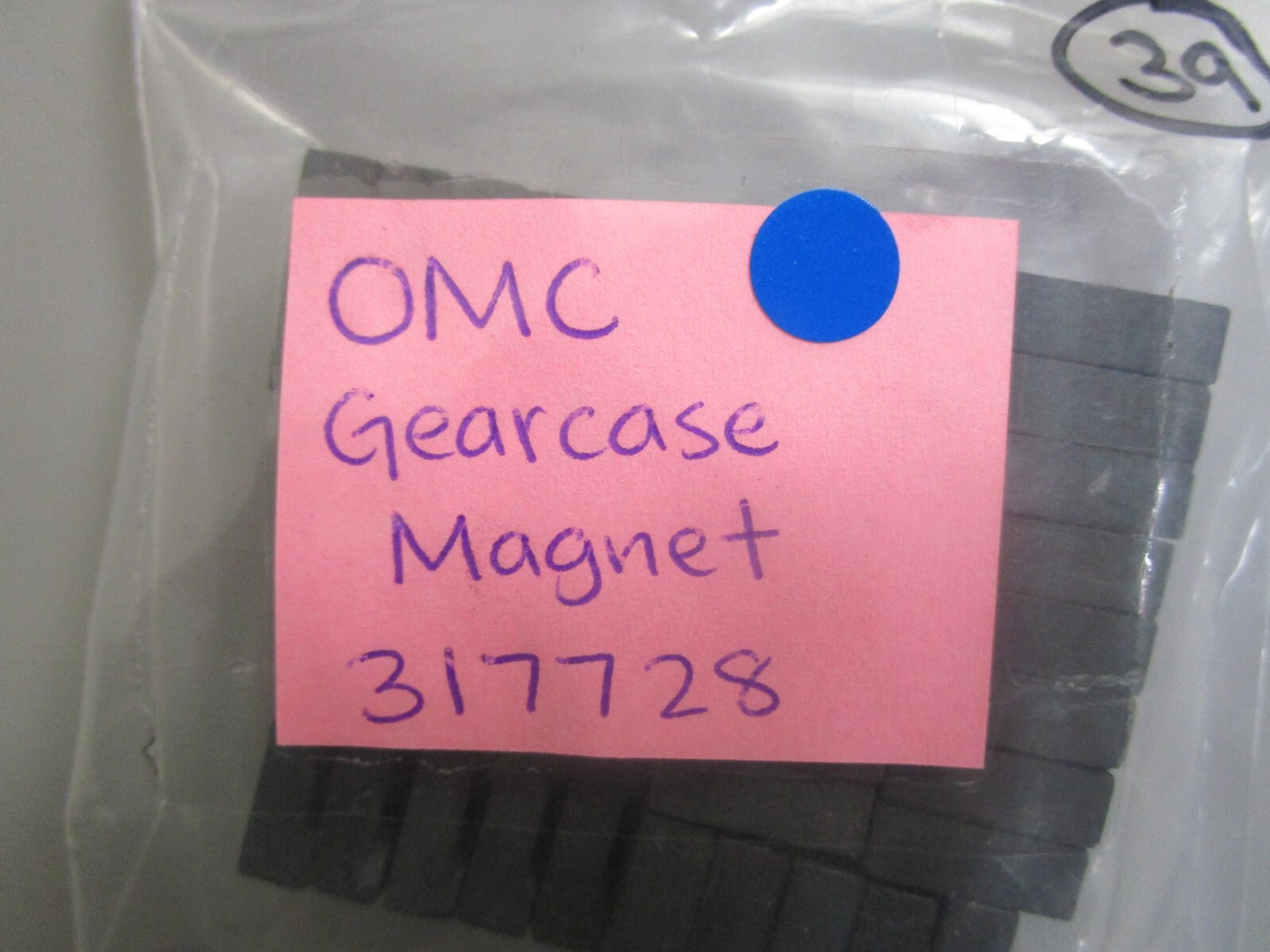*NEW OEM* 0810 OMC Johnson Evinrude Gearcase Magnet 317728 0317728