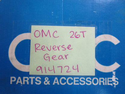 *NEW OEM* 0810 OMC Johnson Evinrude 26T Reverse Gear 914724 0914724