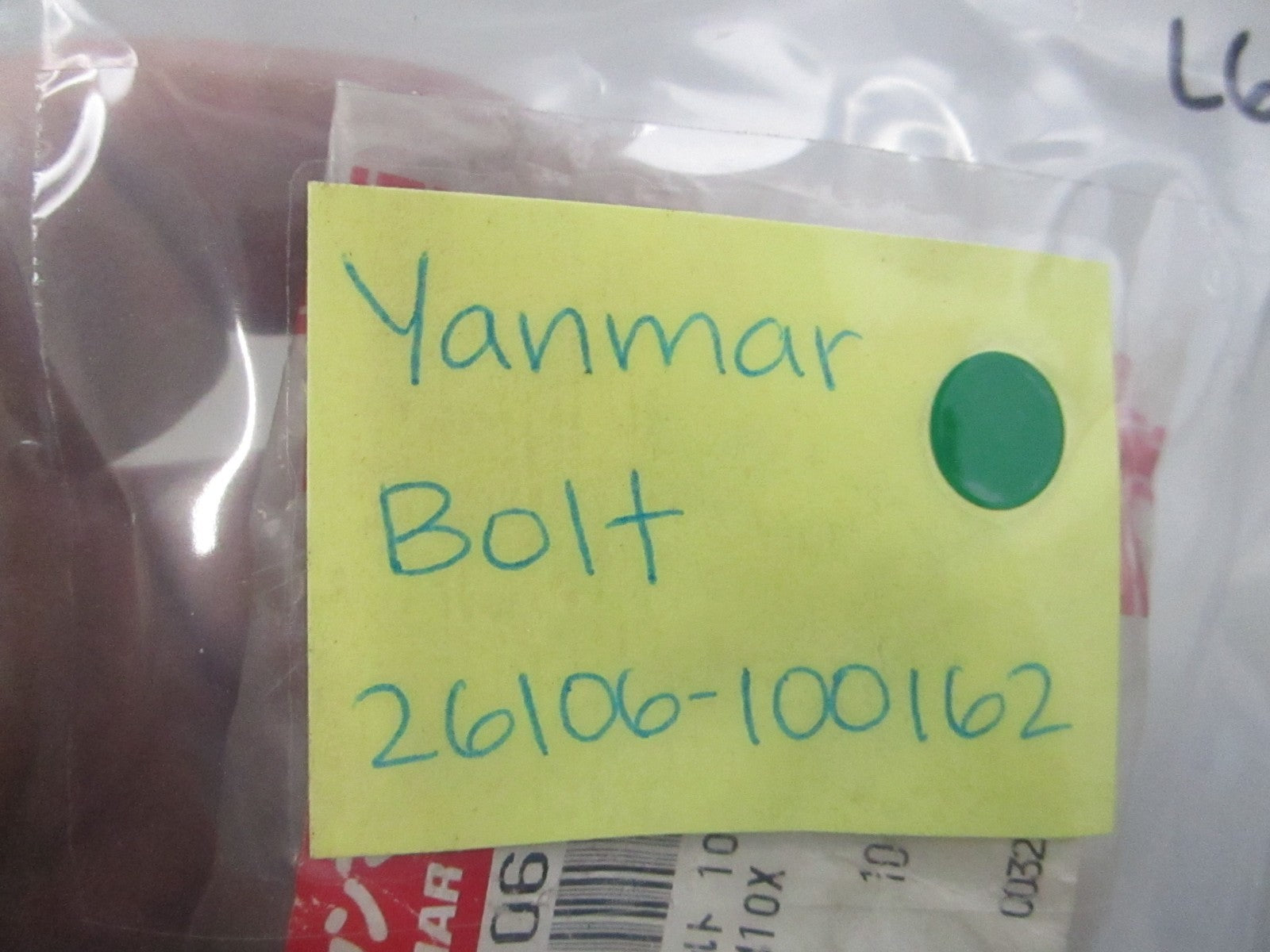 NEW OEM (LOT OF 6) 26106-100162 Yanmar Bolt 0810