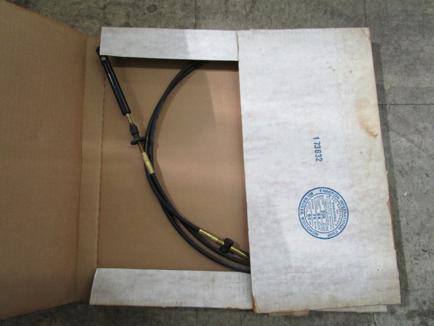*NEW OEM* 0820 OMC Johnson Evinrude 9' Control Cable 173109 0173109