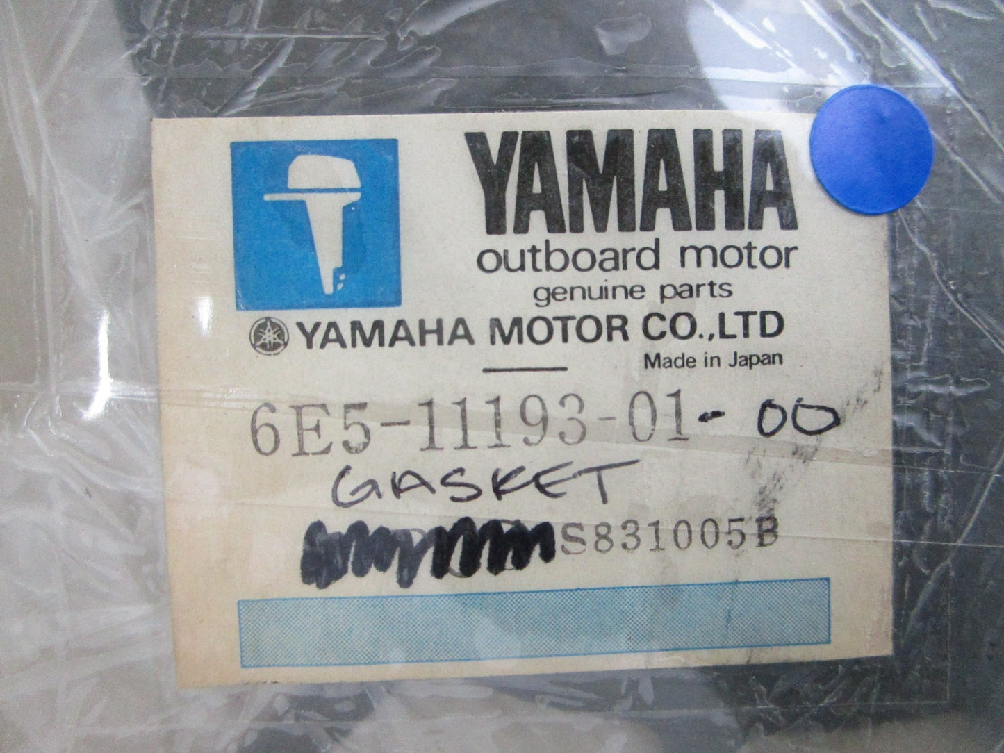 NEW OEM 6E5-11193-01-00 Yamaha Gasket 0810