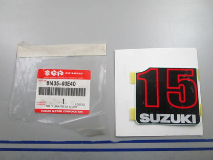 *NEW OEM* 0810 Suzuki Rear Emblem 61435-93E40