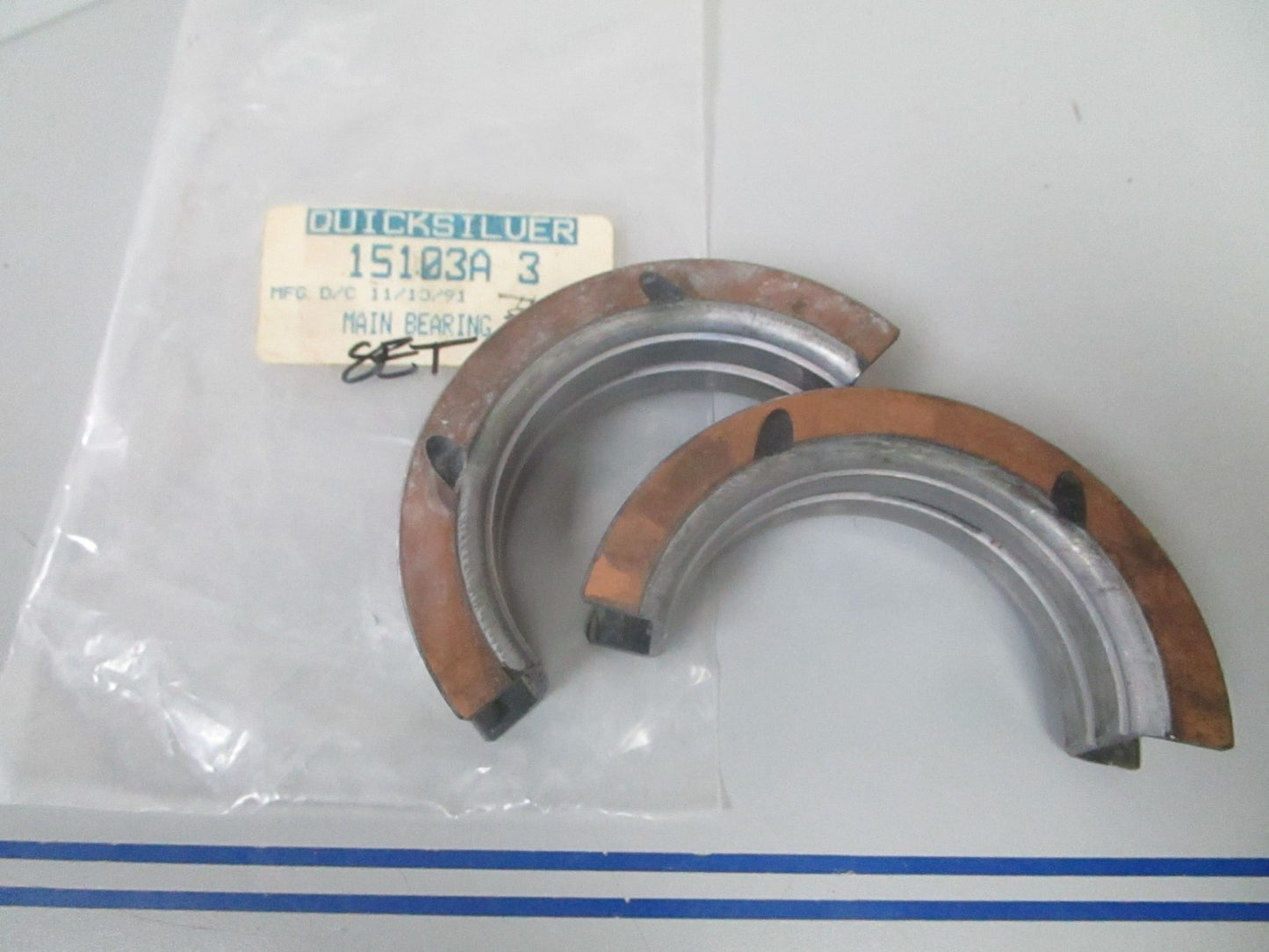 *NEW OEM* 0720 Mercury Quicksilver Main Bearing Set 15103A3