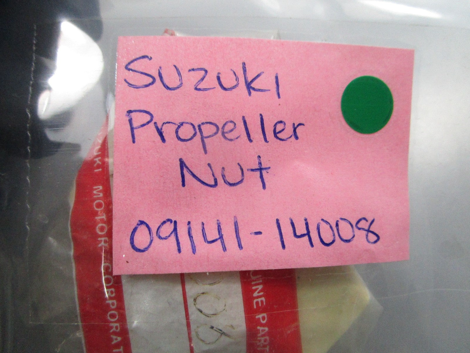 NEW OEM 09141-14008 Suzuki Propeller Nut 0810