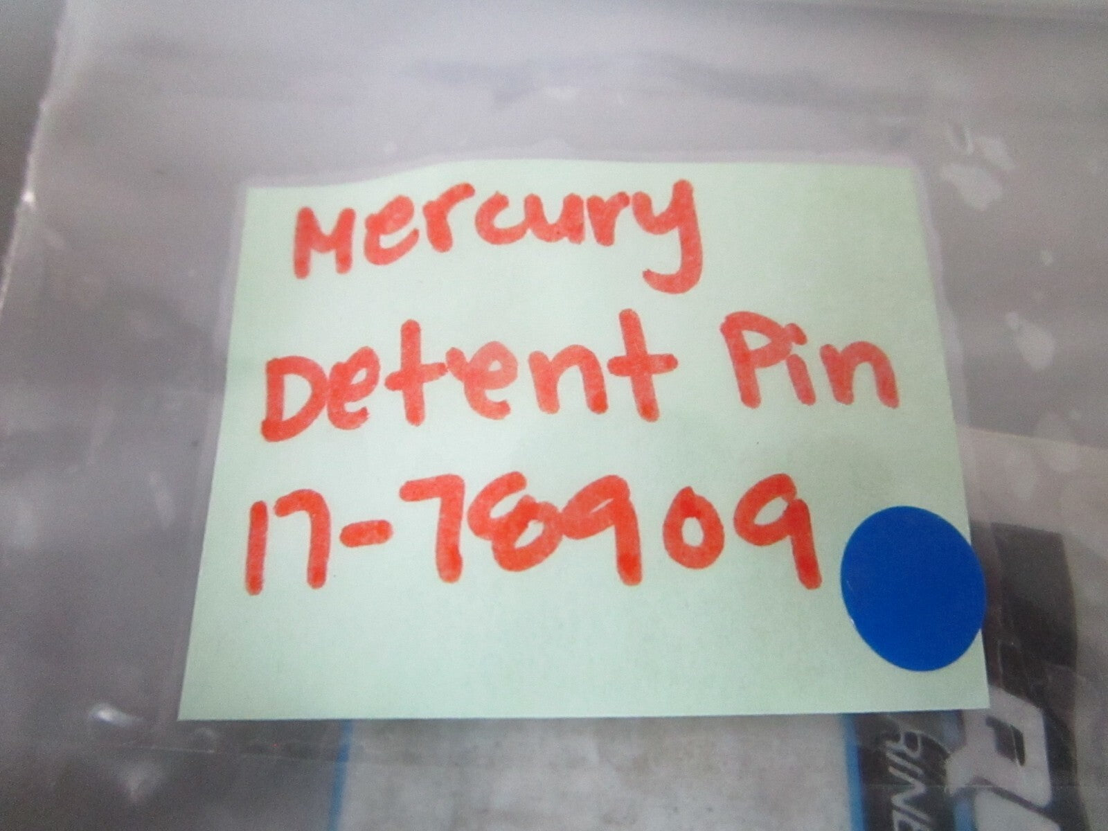 *NEW OEM* 0810 Mercury Quicksilver Detent Pin 17-78909