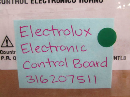 NEW OEM 316207511 Electrolux Electronic Control Board 0820