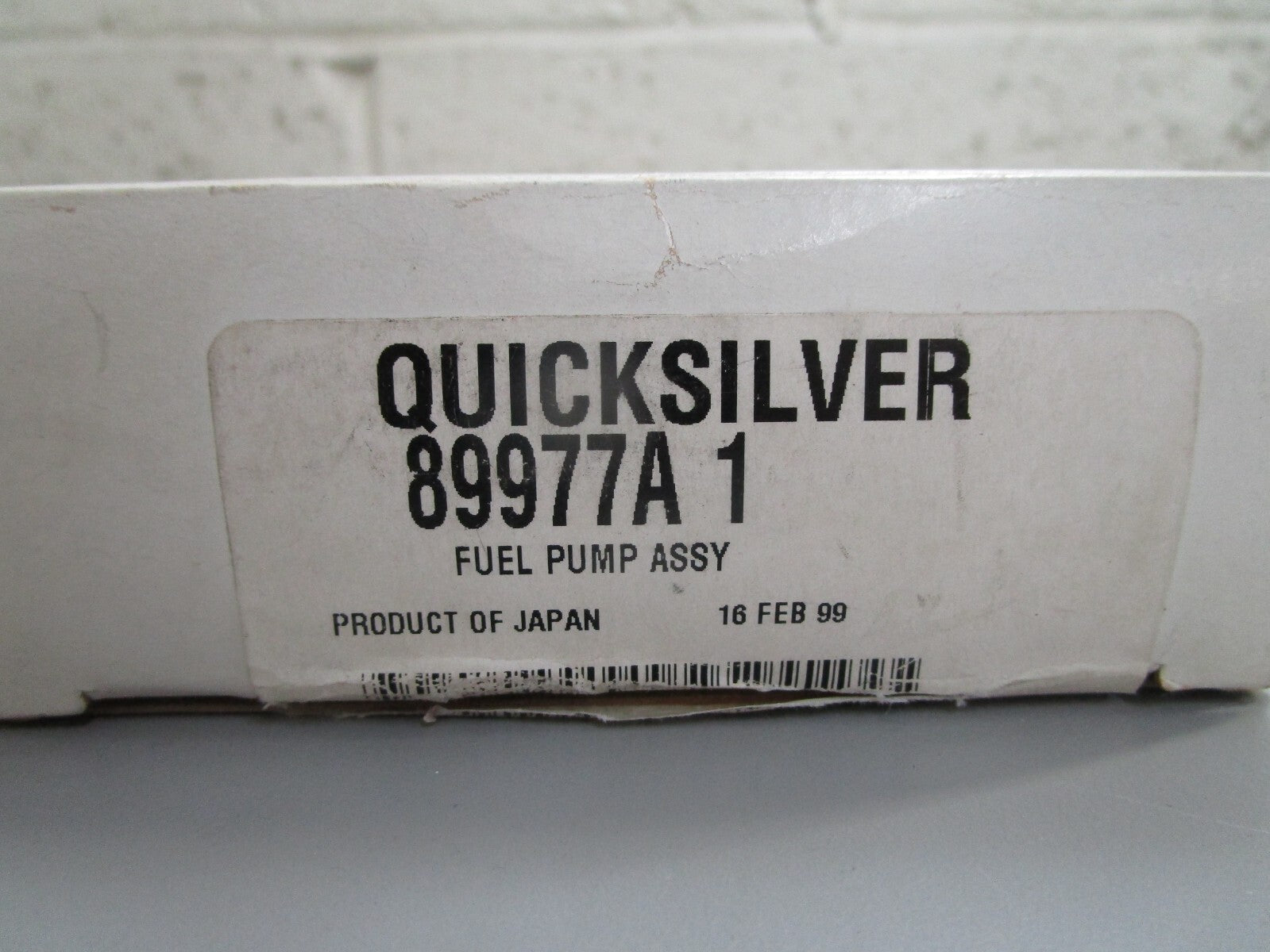 *NEW OEM* 0820 Mercury Quicksilver Fuel Pump Ay 89977A1