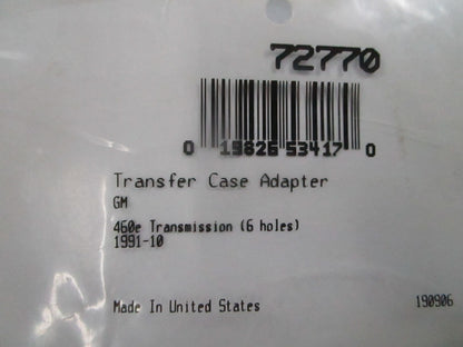 *NEW* 0810 Fel-Pro Adapter Gasket 72770