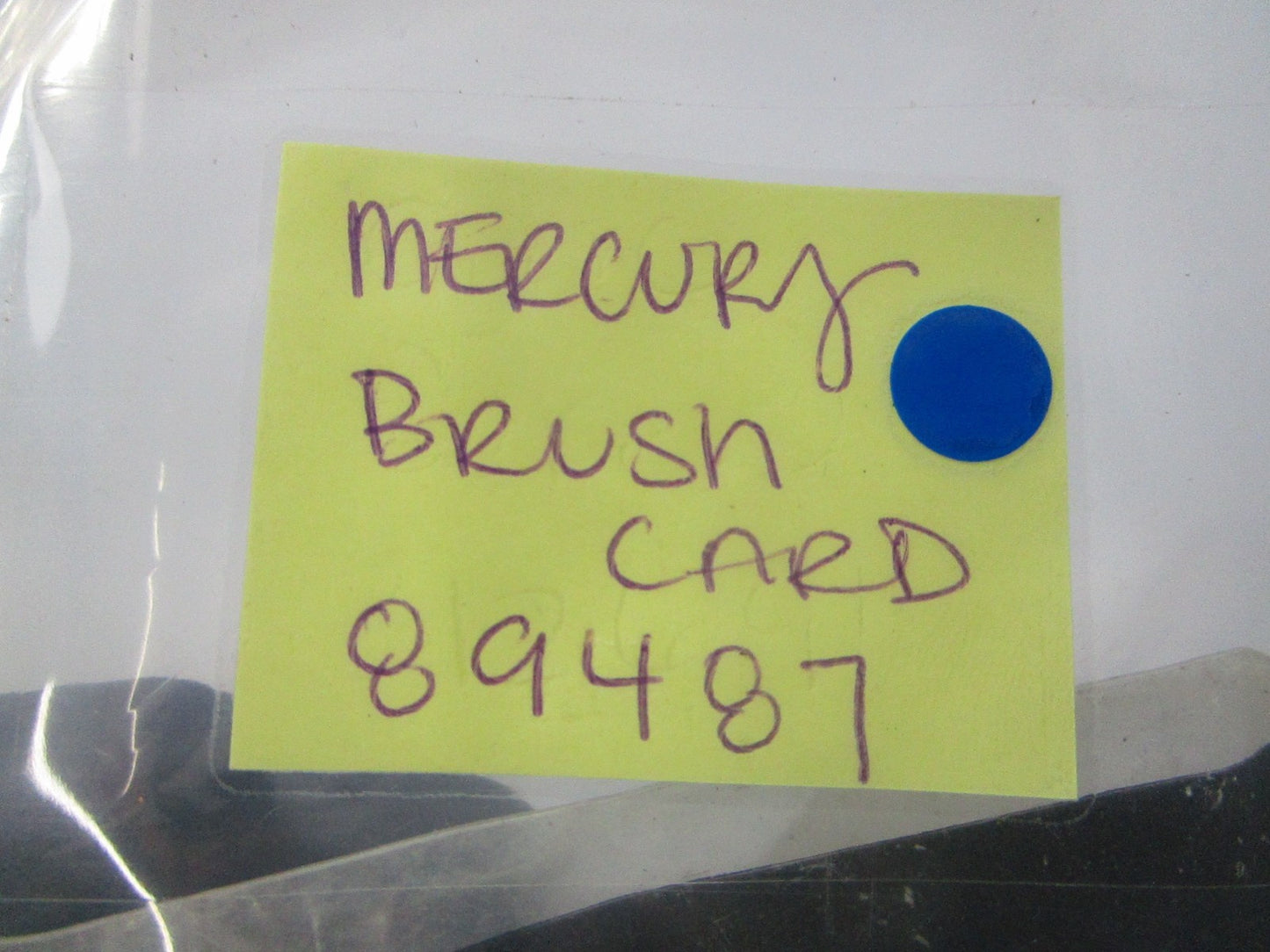 NEW OEM 89487 Mercury Quicksilver Brush Card 0810