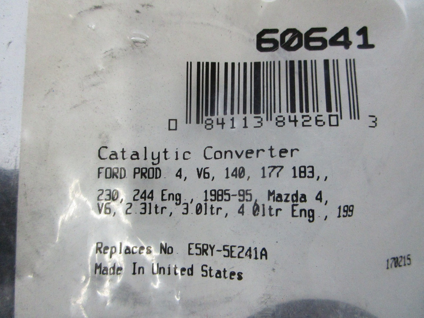 *NEW* 0810 Fel-Pro Gasket 60641
