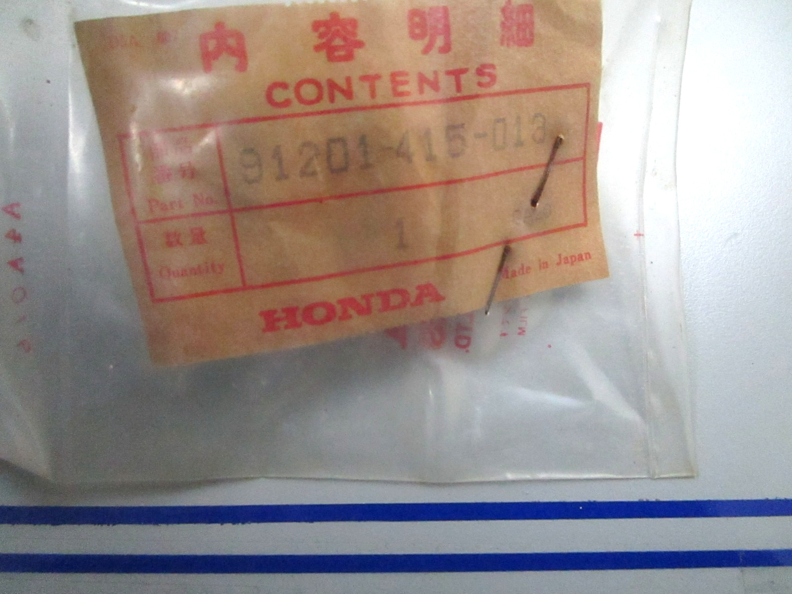 *NEW OEM* 0810 Honda Oil Seal 91201-415-013