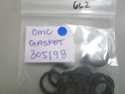 *NEW OEM* (LOT OF 2) 0810 OMC Johnson Evinrude Gasket 305198 0305198
