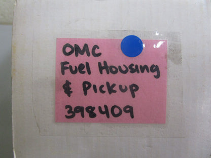 *NEW OEM* 0820 OMC Johnson Evinrude Fuel Housing & Pickup 398409 0398409