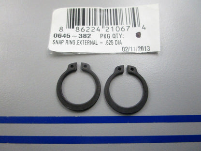 NEW OEM (LOT OF 2) 0645-382 Arctic Cat Snap Ring 0810