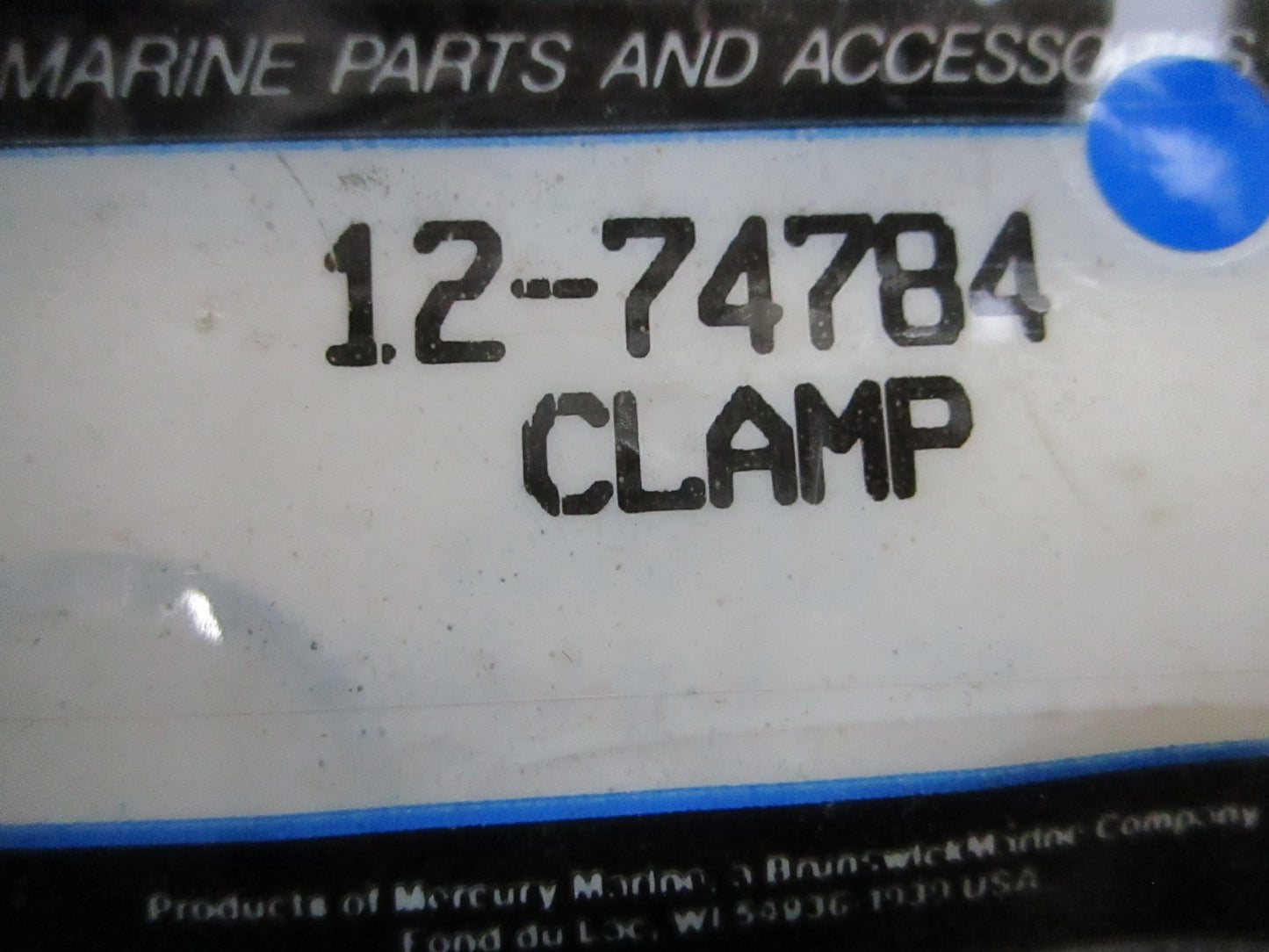 *NEW OEM* (LOT OF 2) 0810 Mercury Quicksilver Clamp 12-74784