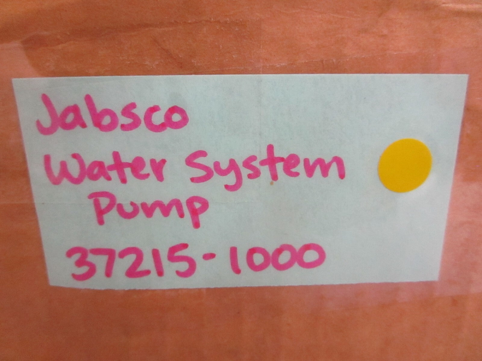 *NEW* 0820 Jabsco PAR Water System Pump 37215-1000