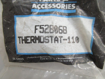 *NEW OEM* 0810 Mercury Quicksilver 110℉ Thermostat F528068