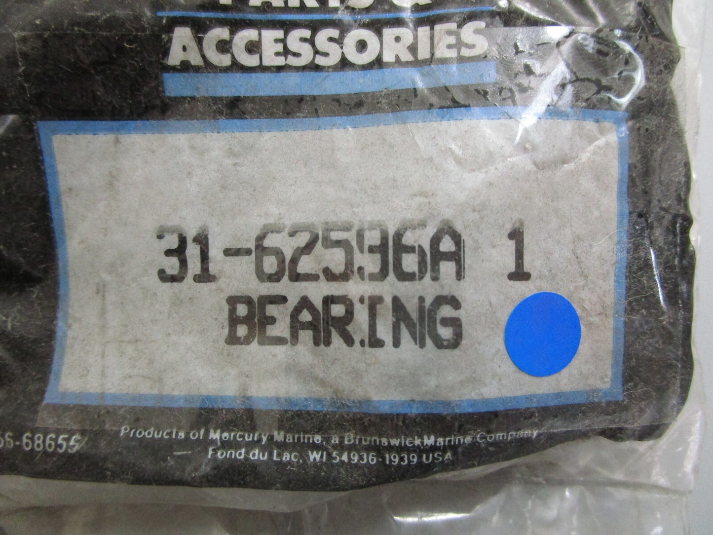 *NEW OEM* 0770 Mercury Quicksilver Bearing 31-62596A1