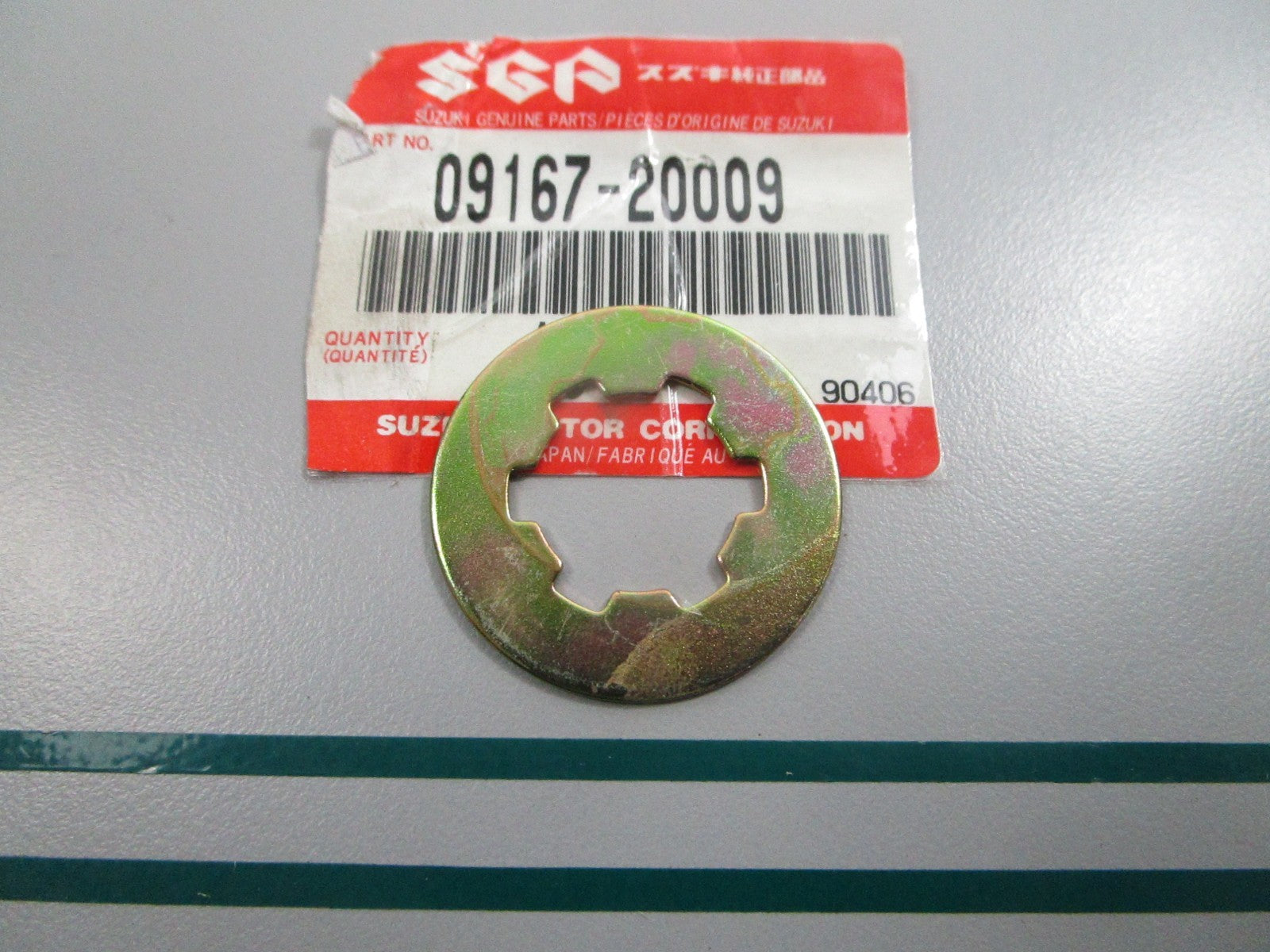 NEW OEM 09167-20009 Suzuki Lock Washer 0810