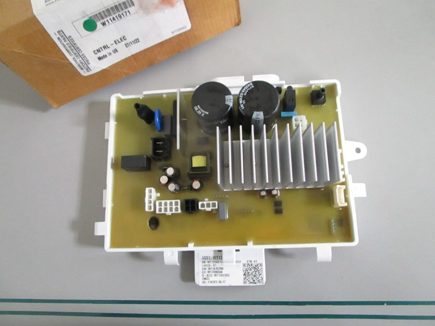 Whirlpool NEW OEM Washer Electronic Control Board W11419171 NOS Part 0820