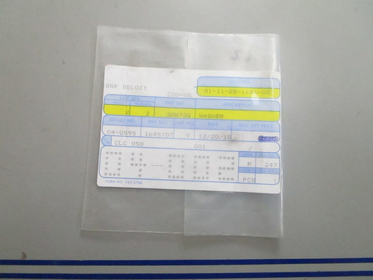 *NEW OEM* (LOT OF 2) 0810 OMC Johnson Evinrude Washer 328735 0328735