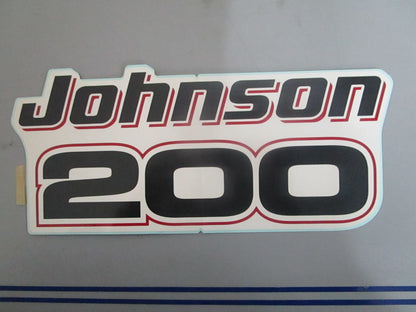 *NEW OEM* 0820 OMC Johnson Evinrude 200HP Decal 5035174