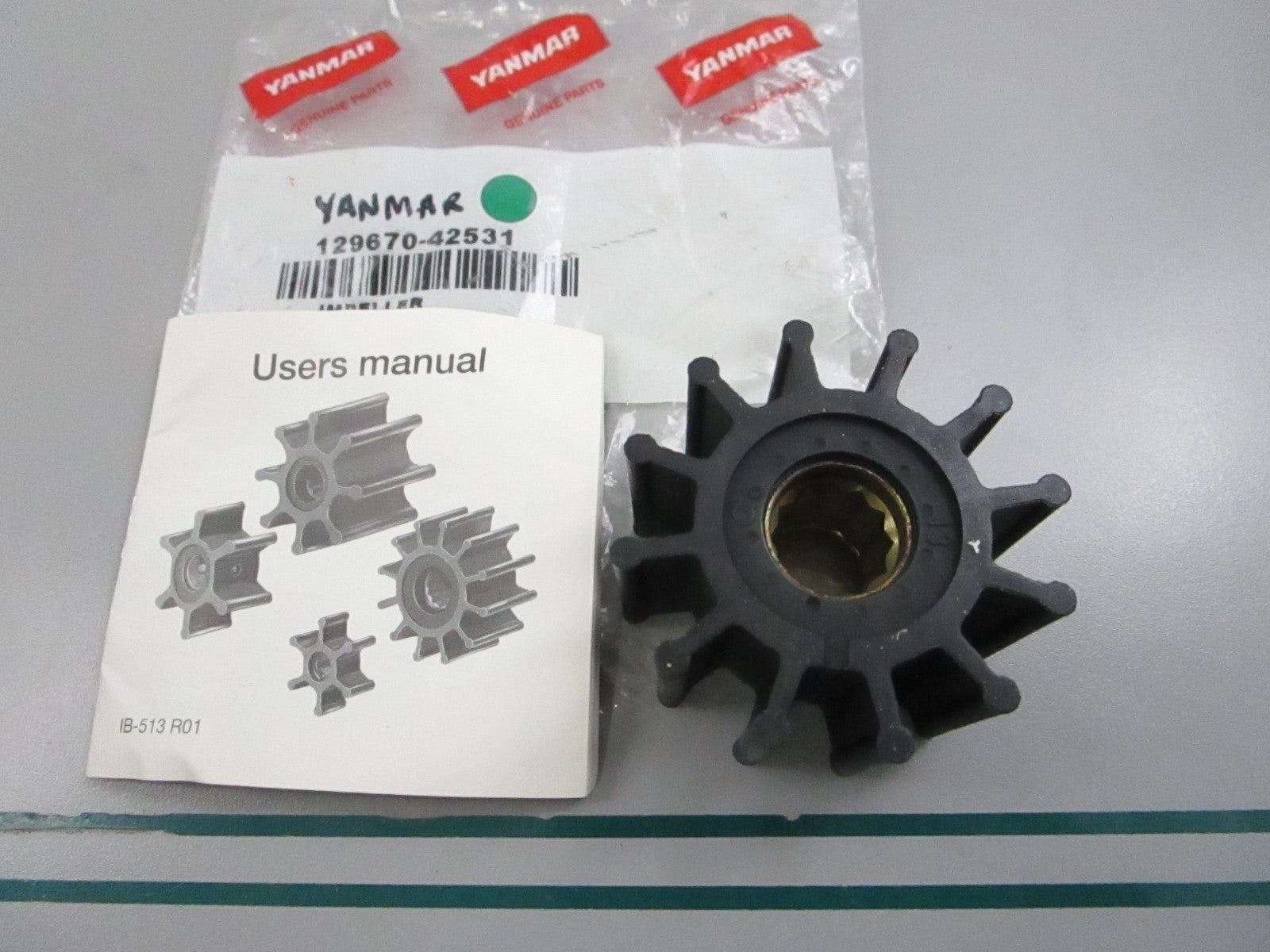 NEW OEM 129670-42531 Yanmar Impeller 0810