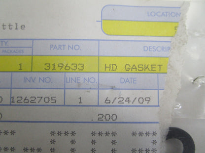 *NEW OEM* 0820 OMC Johnson Evinrude Gasket 319633 0319633
