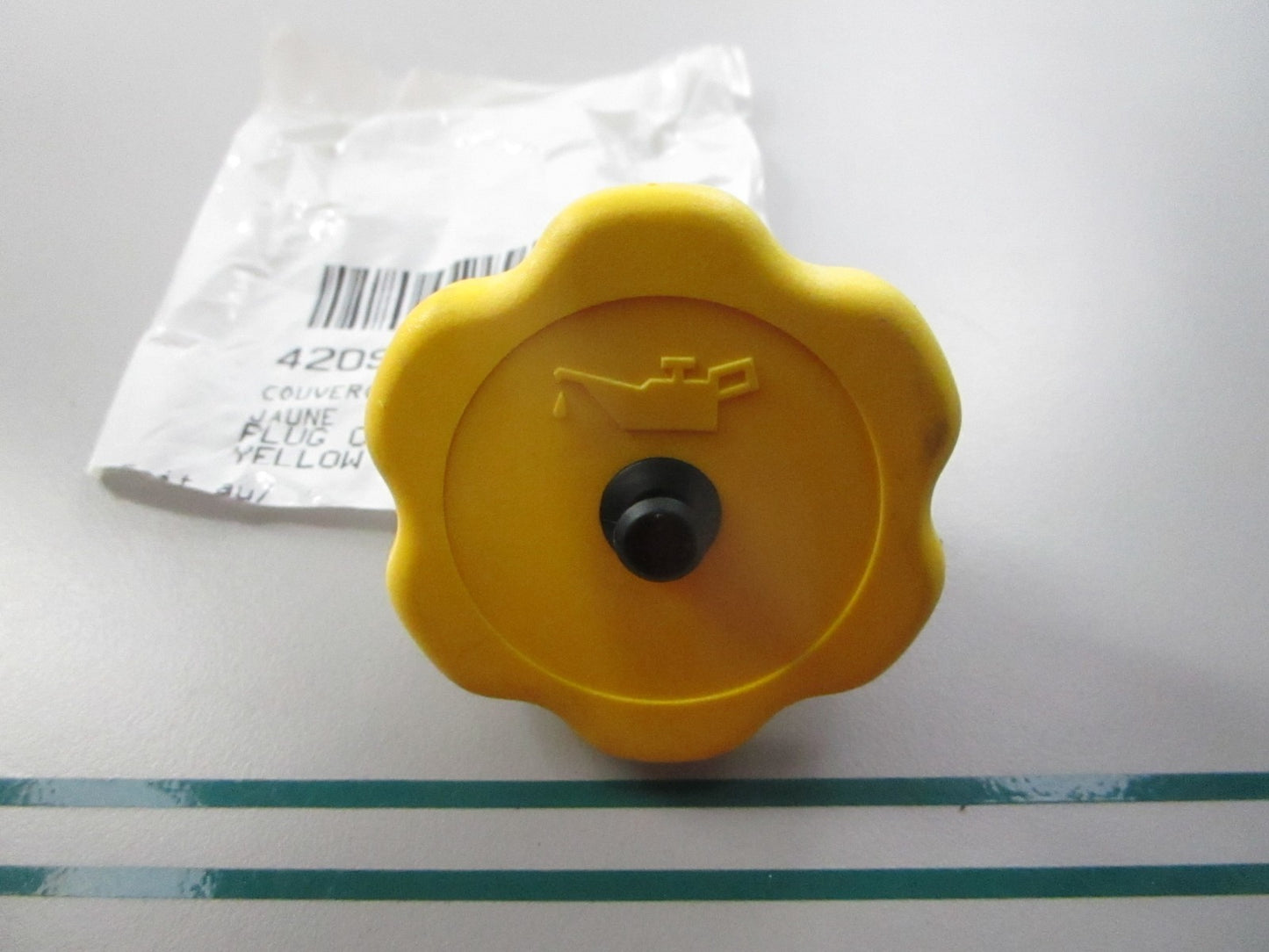 NEW 420956923 Ski-Doo Yellow Plug Cover 0810