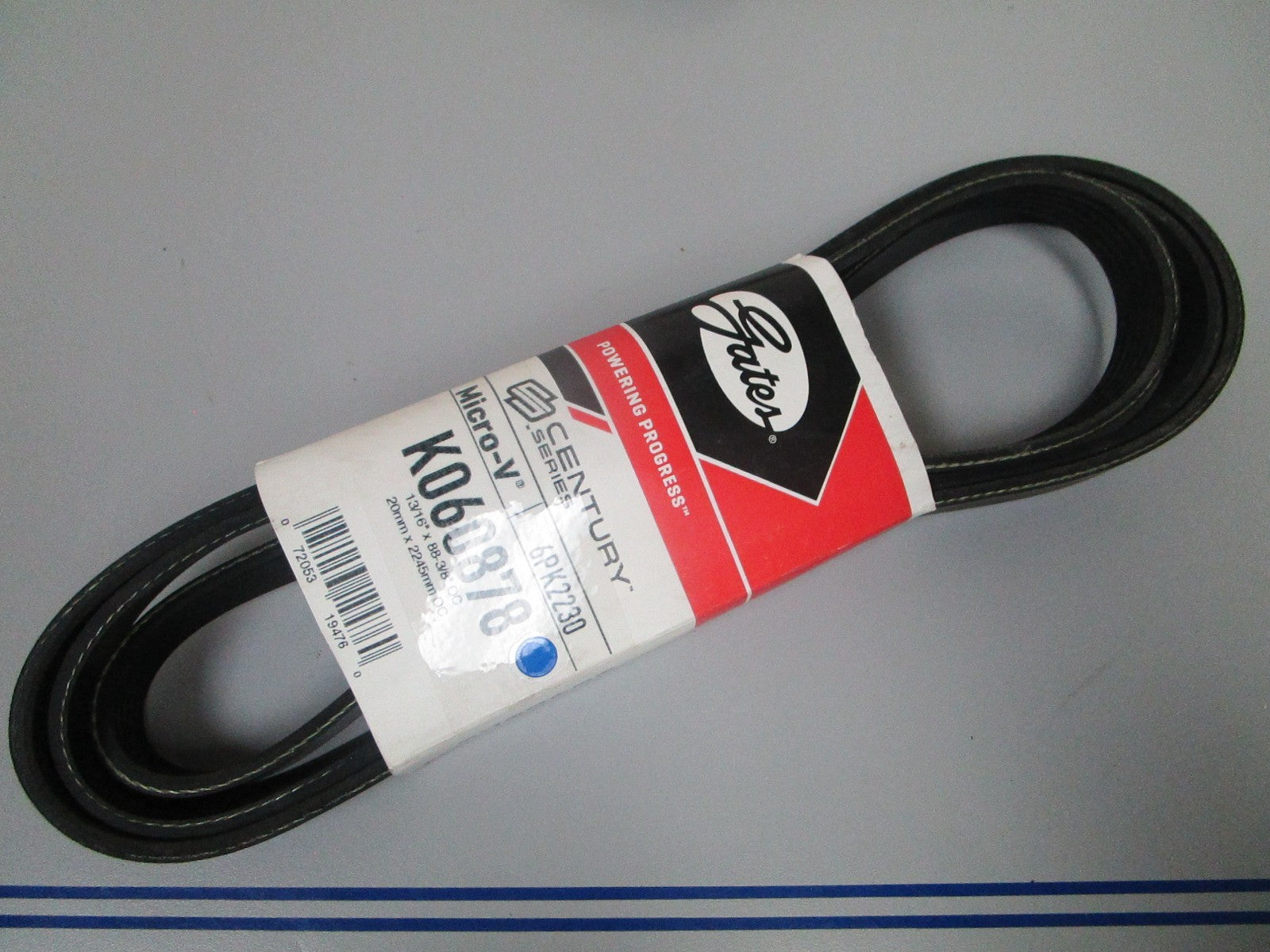 NEW K060878 Gates Micro-V 13/16" x 88 ⅜ Serpentine Belt 0720