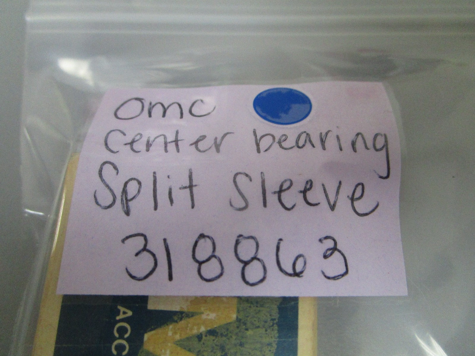 NEW OEM 318863 0318863 OMC Johnson Evinrude Center Bearing Split Sleeve 0720