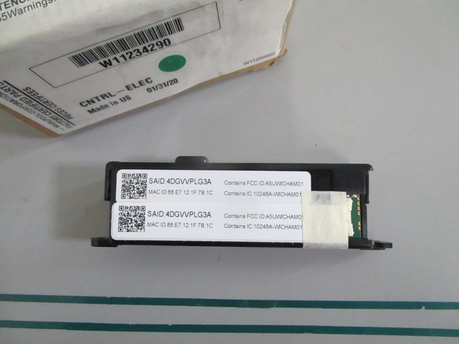 Whirlpool NEW OEM WiFi Module Assy W11234290 Refrigerator Range Oven NOS 0820