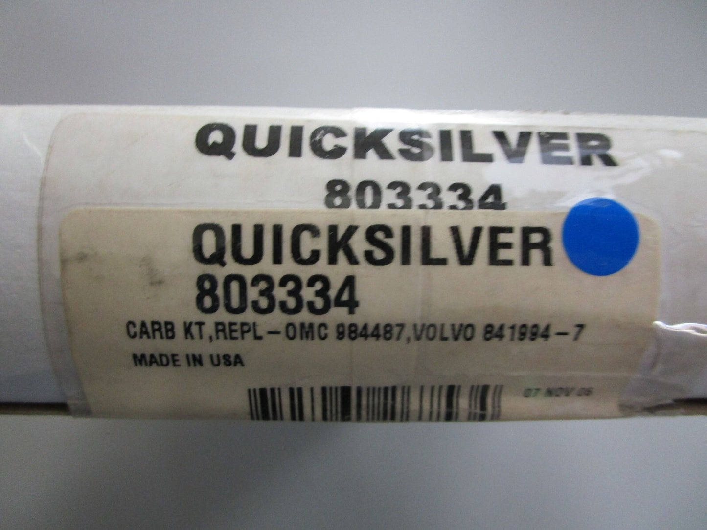 *NEW OEM* 0770 Mercury Quicksilver Carb Kit 803334