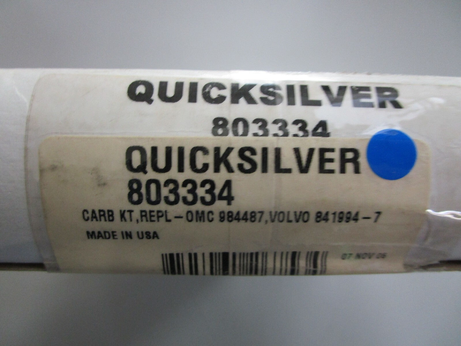 *NEW OEM* 0770 Mercury Quicksilver Carb Kit 803334