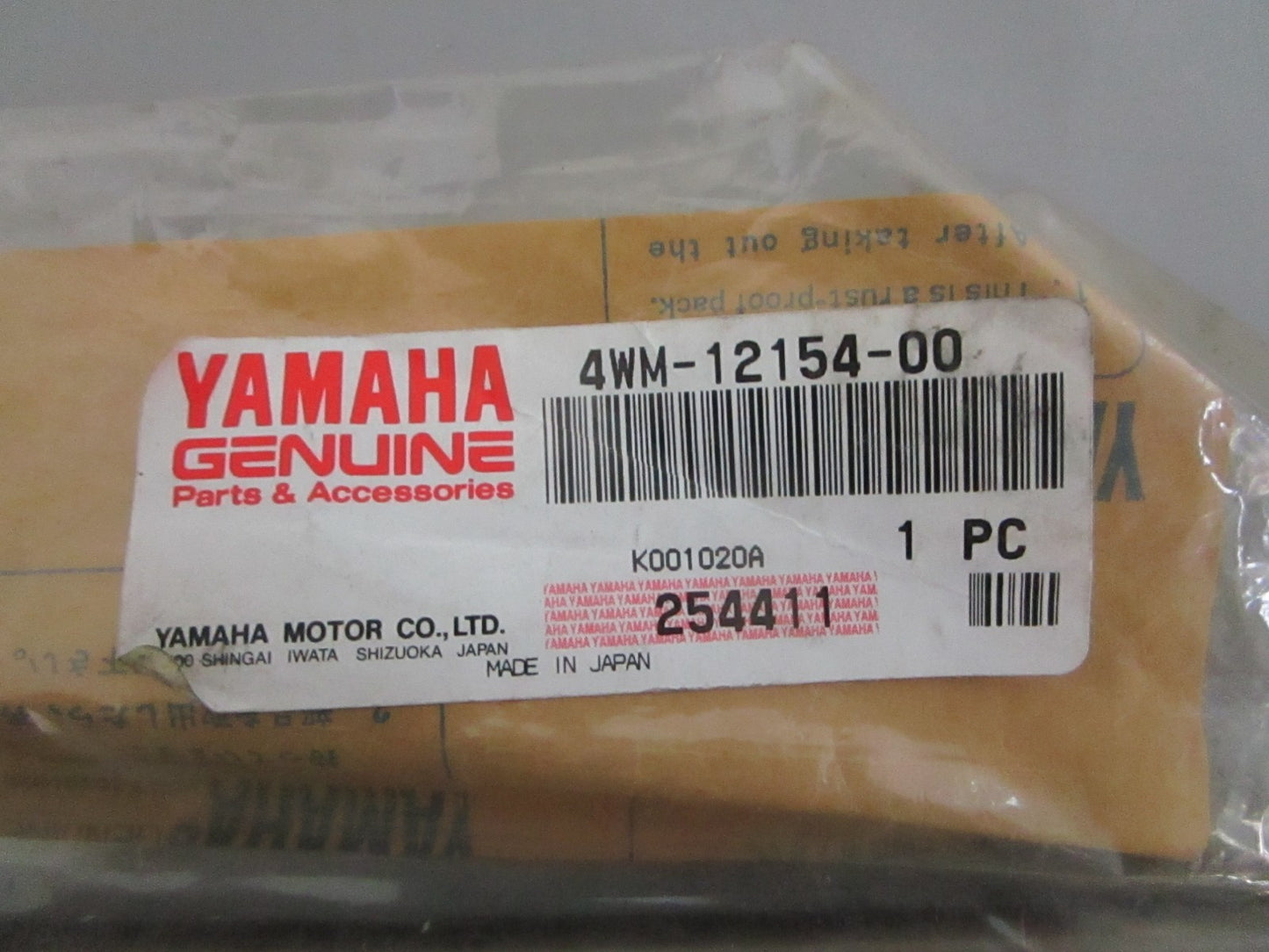 NEW OEM 4WM-12154-00-00 Yamaha Valve Push Rod 0820