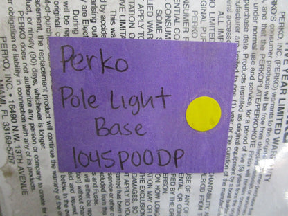 *NEW* 0820 Perko Pole Light Base 1045P00DP