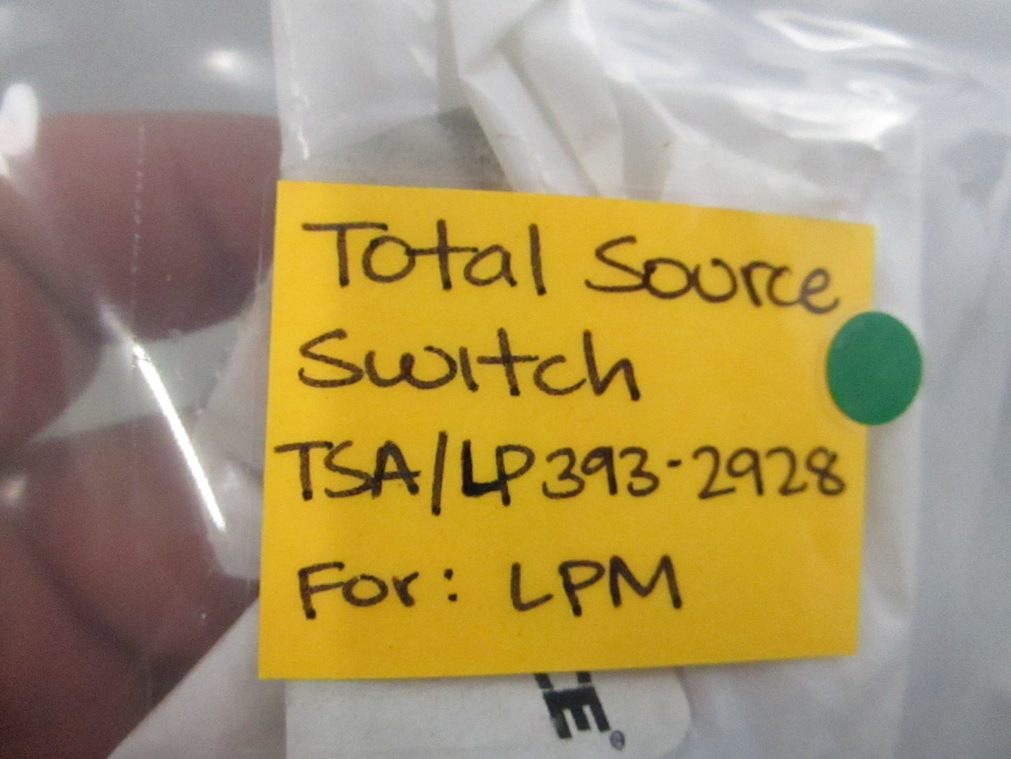 NEW TSA/LP393-2928 For: LPM Total Source Switch 0810