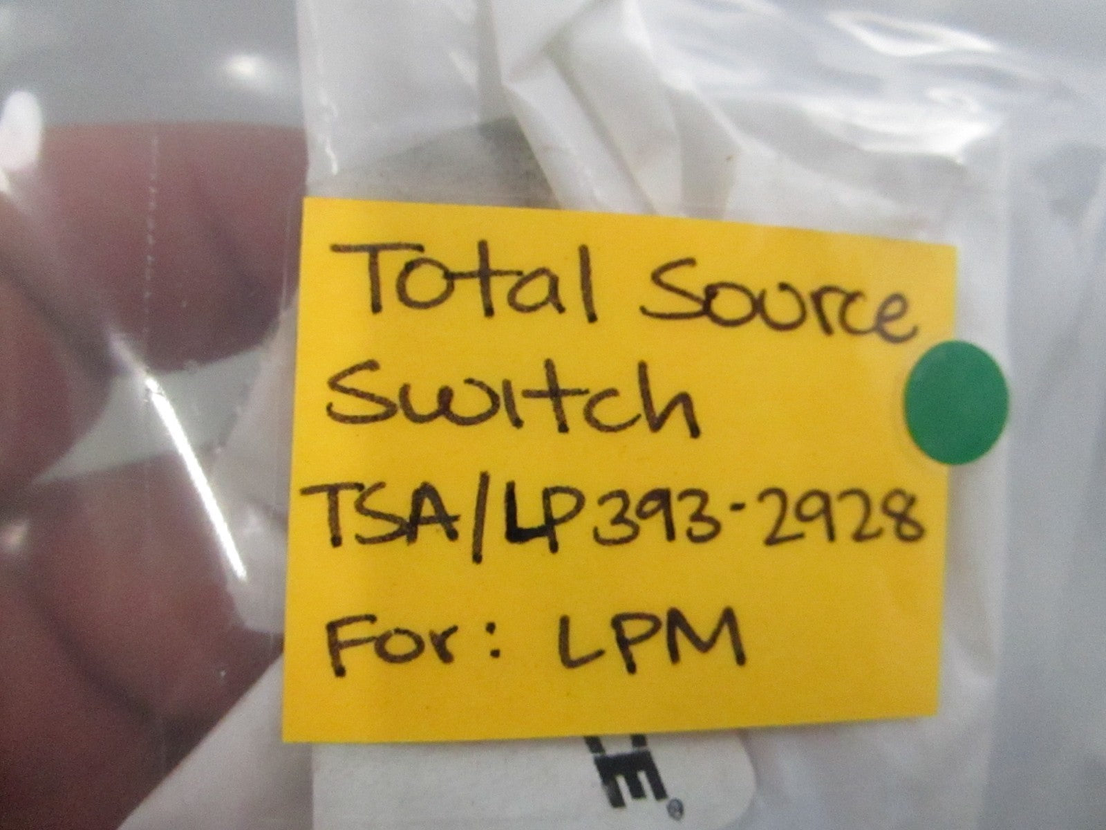NEW TSA/LP393-2928 For: LPM Total Source Switch 0810