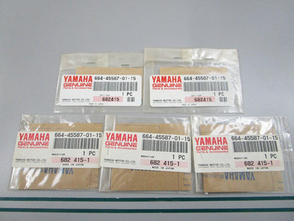 NEW OEM (LOT OF 5) 664-45587-01-15 Yamaha  Shim (T: 0.15mm) 0810
