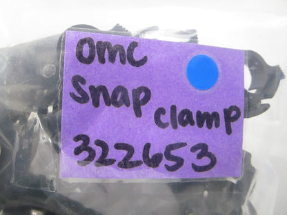 NEW OEM (LOT OF 5) 322653 0322653 OMC Johnson Evinrude Snap Clamp 0810