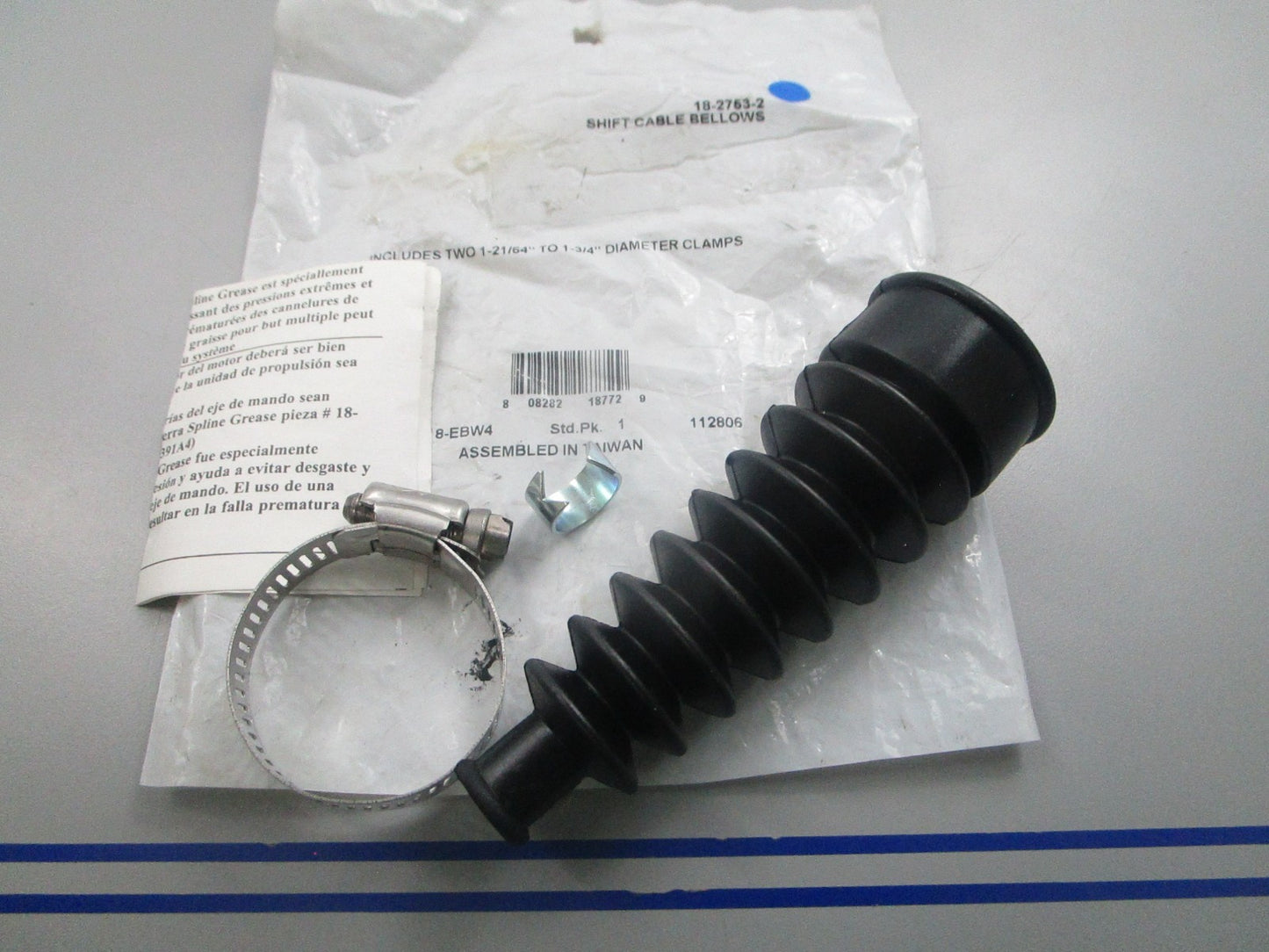 NEW Sierra 18-2753-2 Shift Cable Bellows 0810