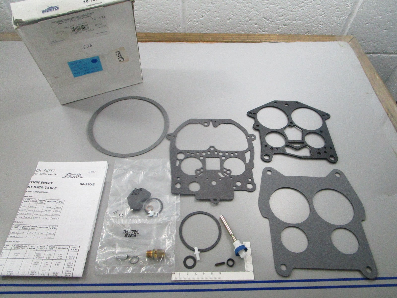 NEW Sierra Carburetor Kit 18-7072 Replaces: 1397-5635 979659 0810