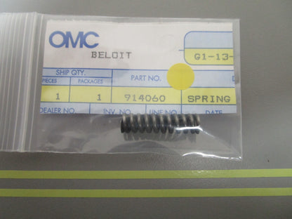 *NEW OEM* 0810 OMC Johnson Evinrude Spring 914060 0914060