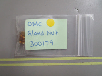 *NEW OEM* 0810 OMC Johnson Evinrude Gland Nut 300179 0300179